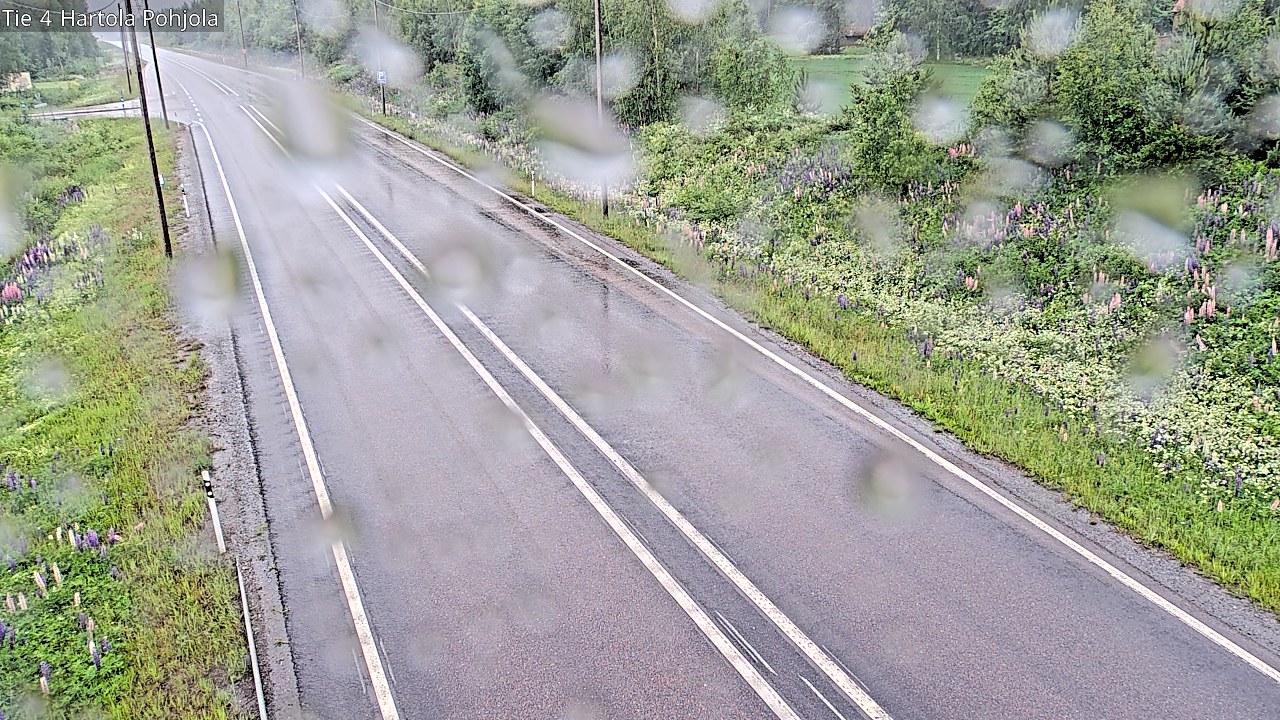 Weather Camera Image Road 4 Hartola, Pohjola, Hartola, Päijät-Häme