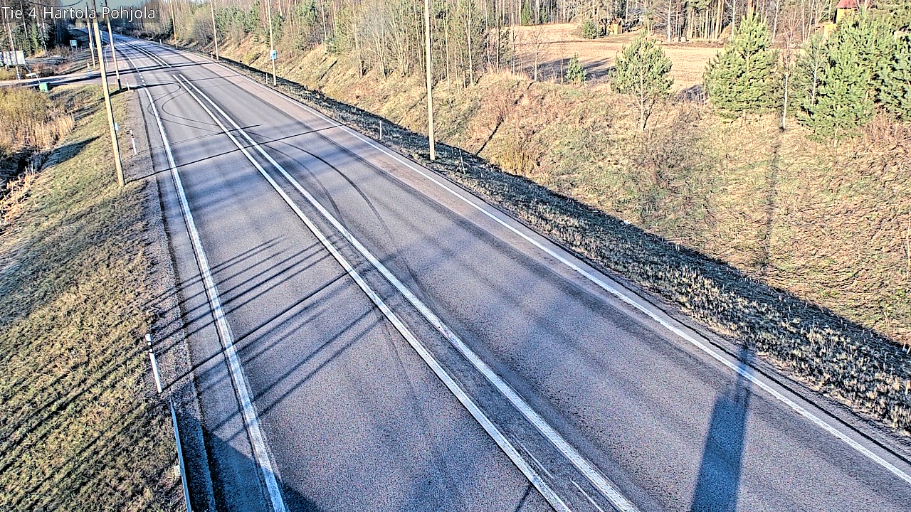 Weather Camera Image Road 4 Hartola, Pohjola, Hartola, Päijät-Häme