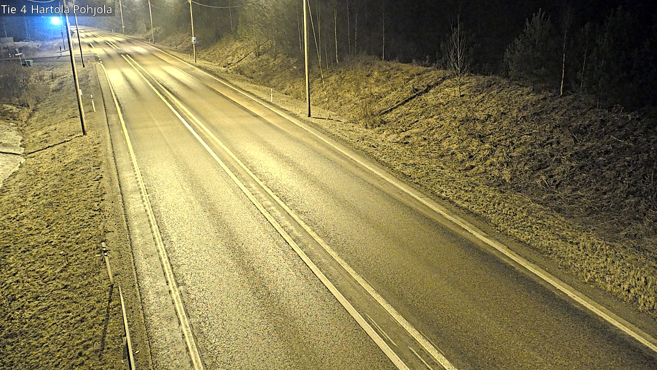 Weather Camera Image Road 4 Hartola, Pohjola, Hartola, Päijät-Häme