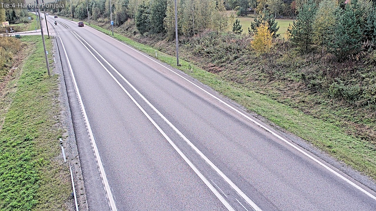 Weather Camera Image Road 4 Hartola, Pohjola, Hartola, Päijät-Häme