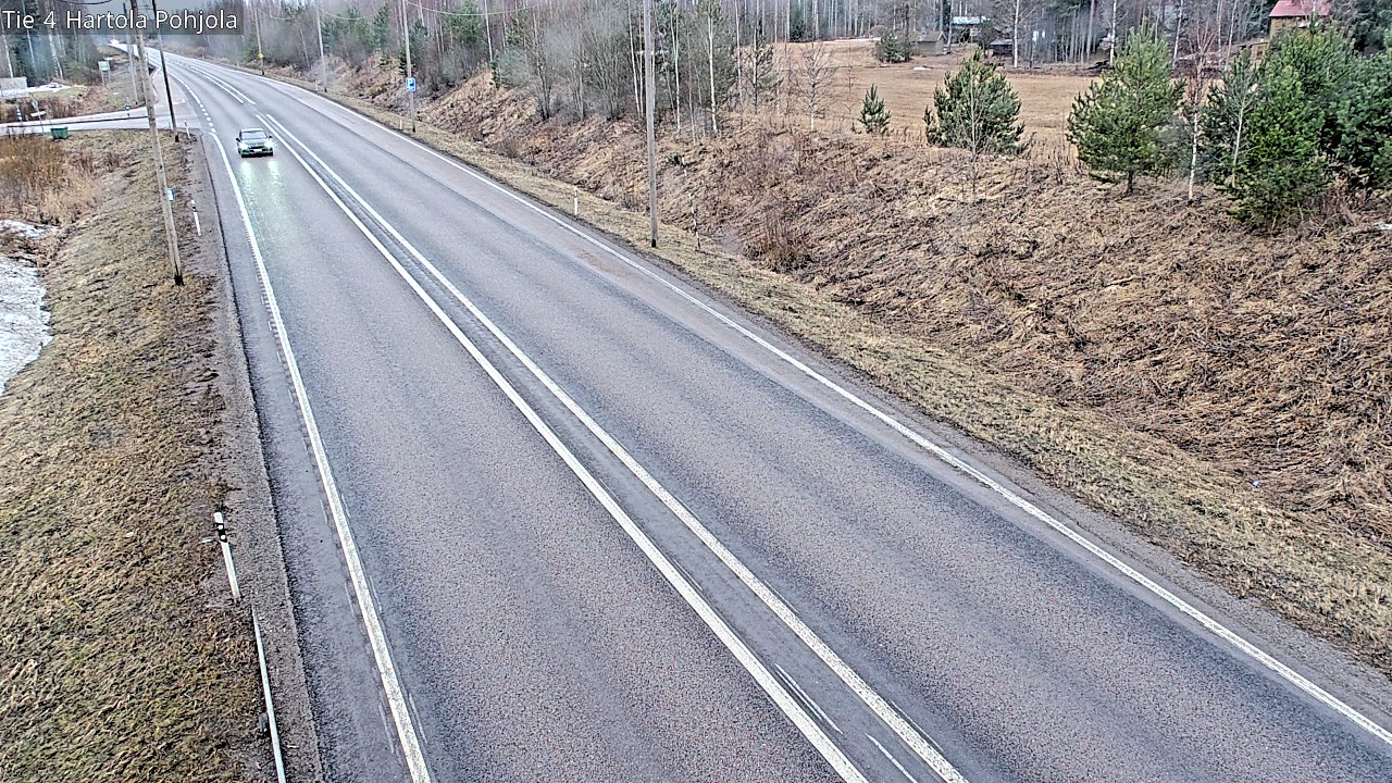 Weather Camera Image Road 4 Hartola, Pohjola, Hartola, Päijät-Häme