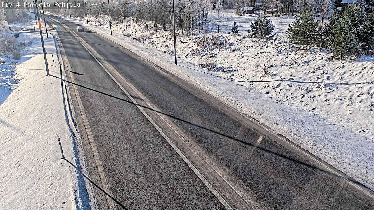 Weather Camera Image Road 4 Hartola, Pohjola, Hartola, Päijät-Häme