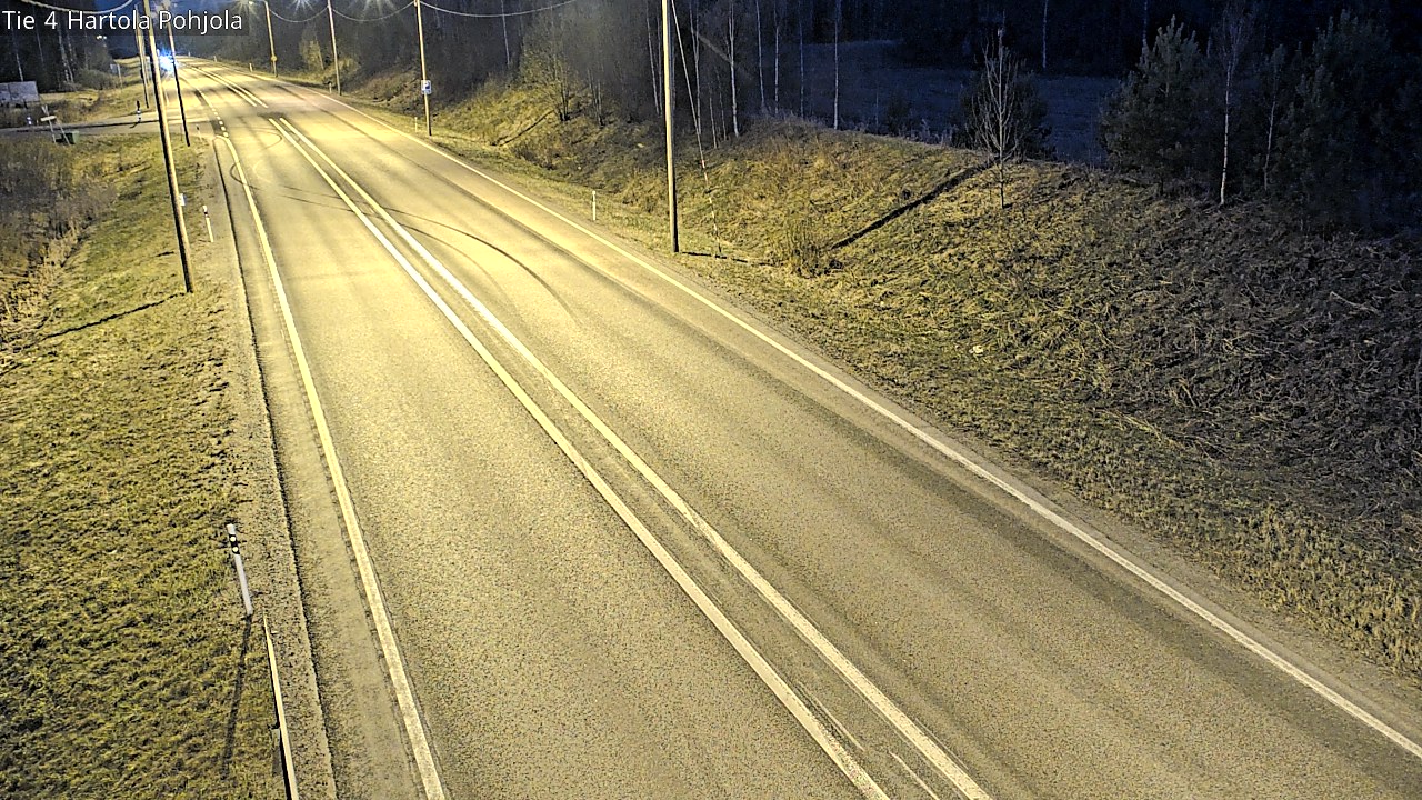Weather Camera Image Road 4 Hartola, Pohjola, Hartola, Päijät-Häme