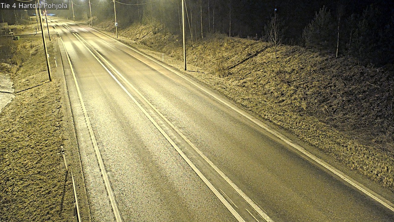 Weather Camera Image Road 4 Hartola, Pohjola, Hartola, Päijät-Häme