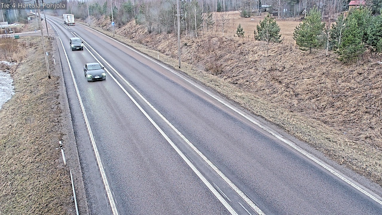 Weather Camera Image Road 4 Hartola, Pohjola, Hartola, Päijät-Häme