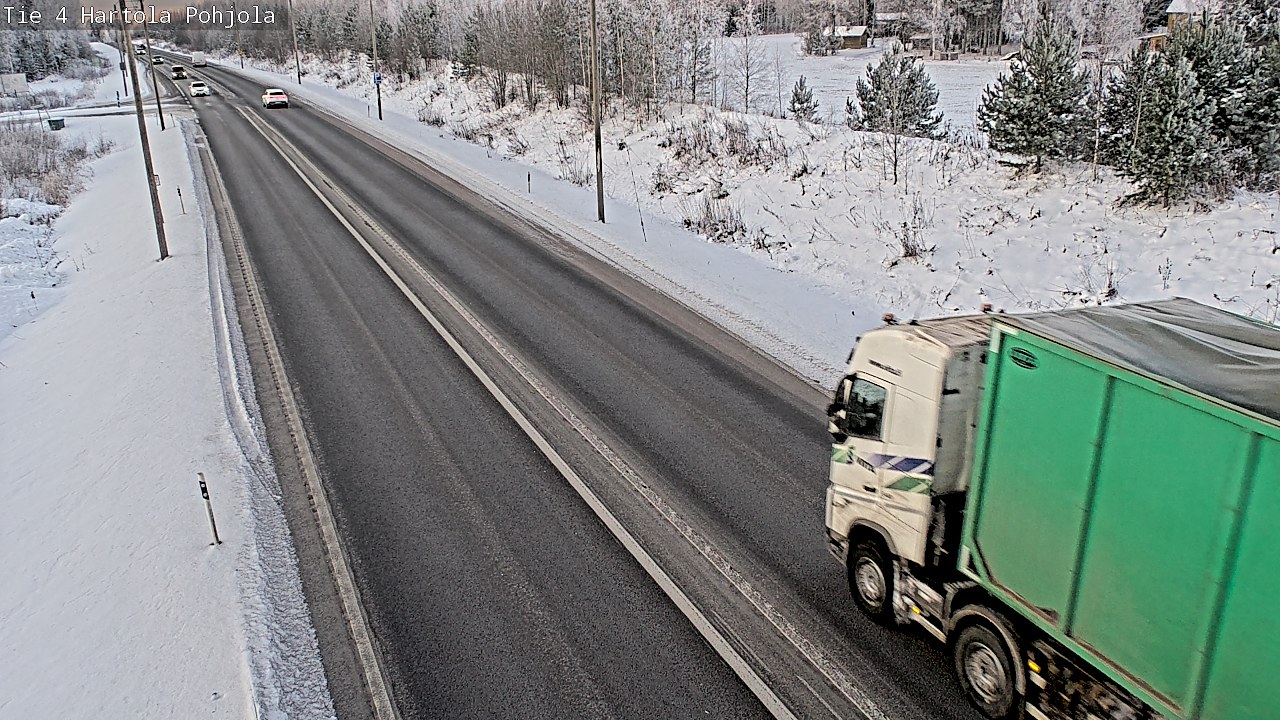 Weather Camera Image Road 4 Hartola, Pohjola, Hartola, Päijät-Häme