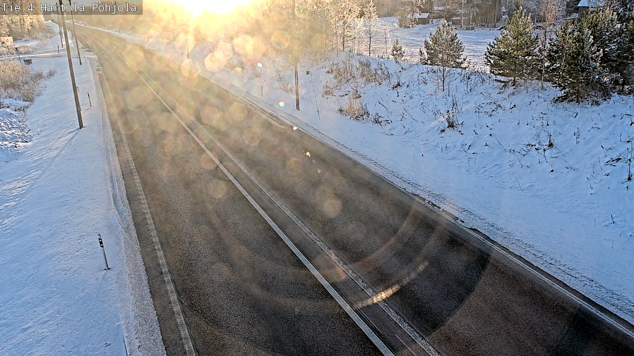 Weather Camera Image Road 4 Hartola, Pohjola, Hartola, Päijät-Häme