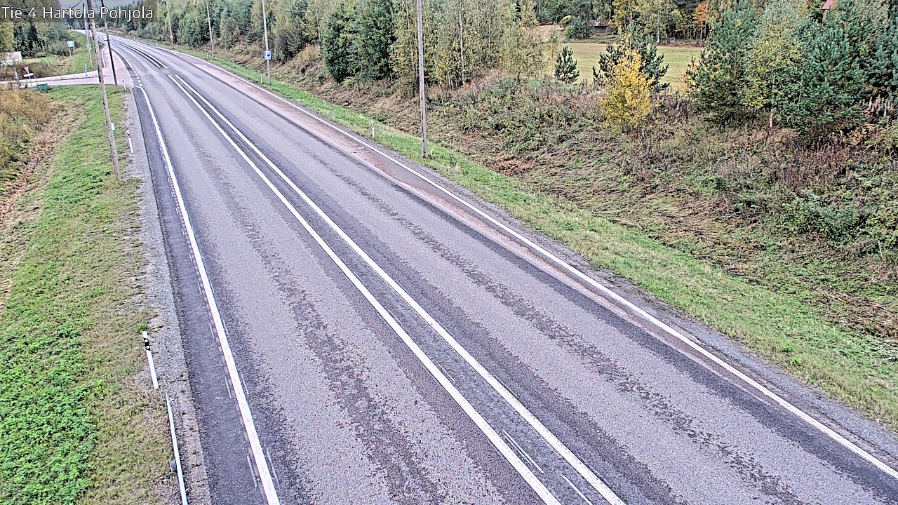 Weather Camera Image Road 4 Hartola, Pohjola, Hartola, Päijät-Häme