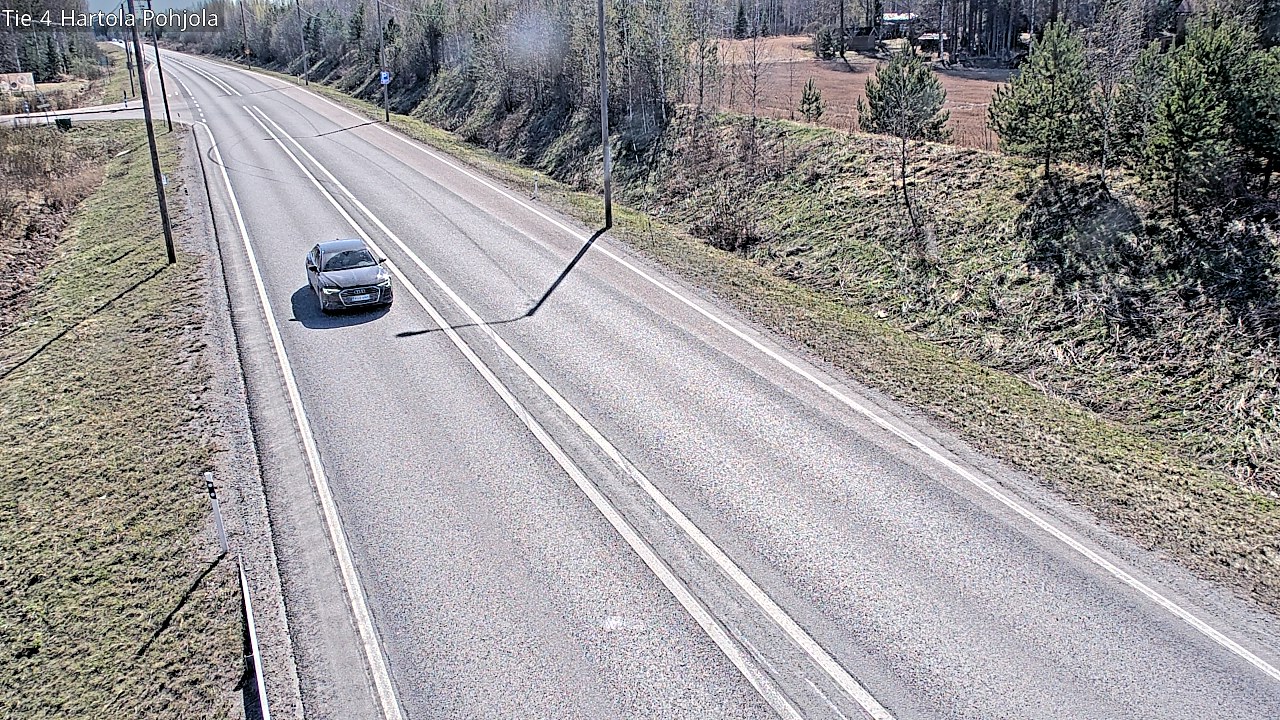 Weather Camera Image Road 4 Hartola, Pohjola, Hartola, Päijät-Häme