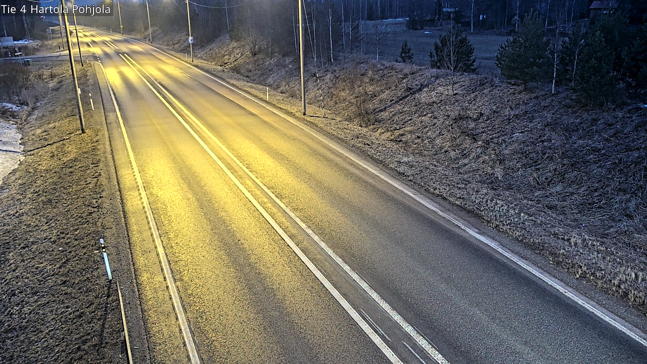 Weather Camera Image Road 4 Hartola, Pohjola, Hartola, Päijät-Häme