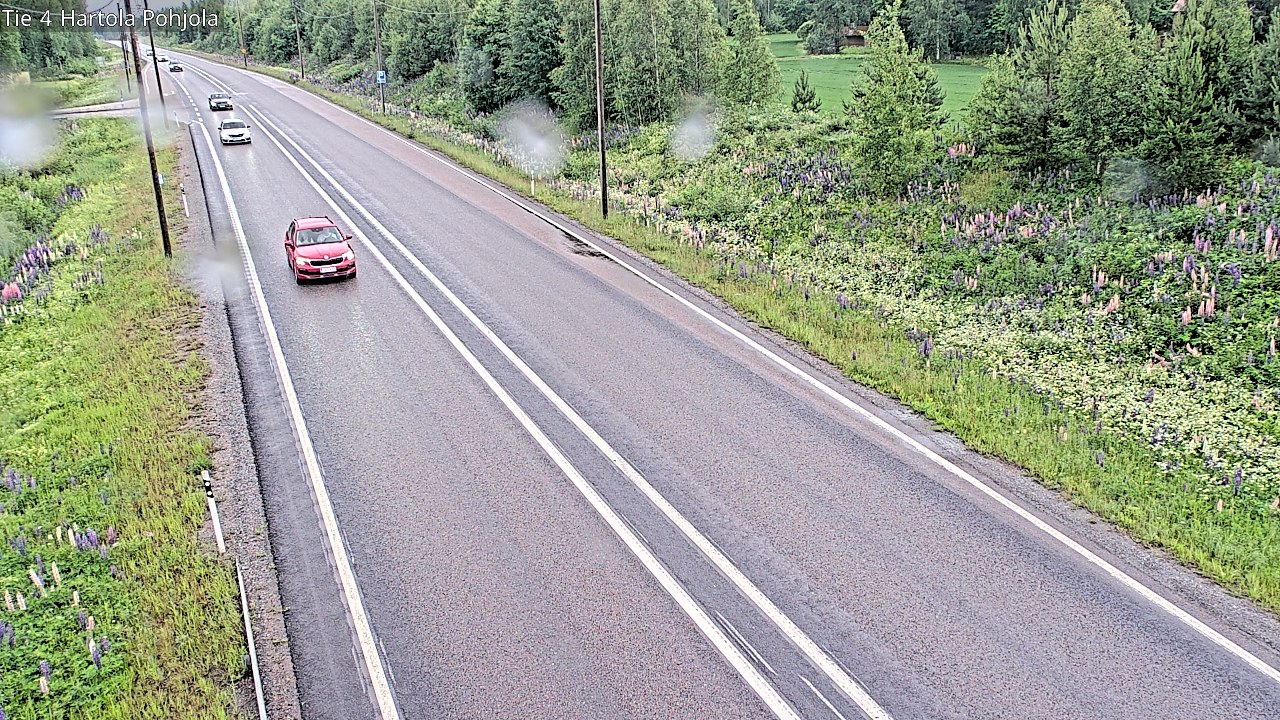 Weather Camera Image Road 4 Hartola, Pohjola, Hartola, Päijät-Häme