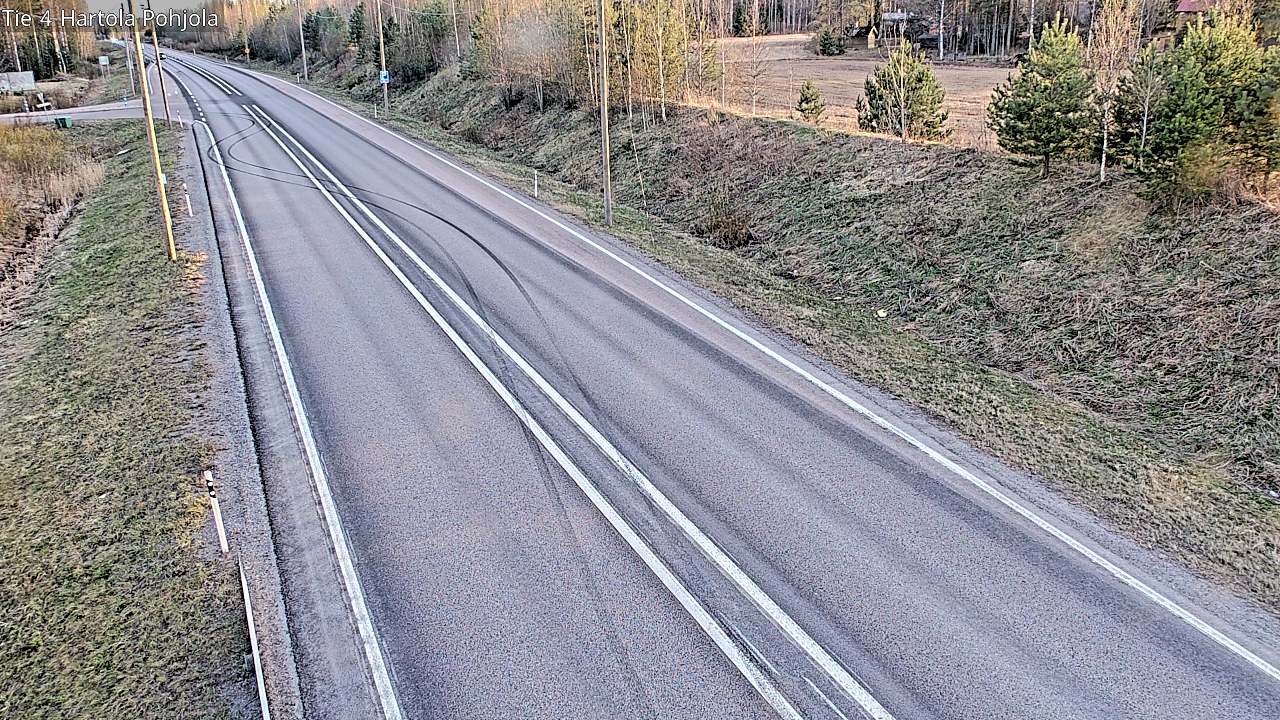 Weather Camera Image Road 4 Hartola, Pohjola, Hartola, Päijät-Häme