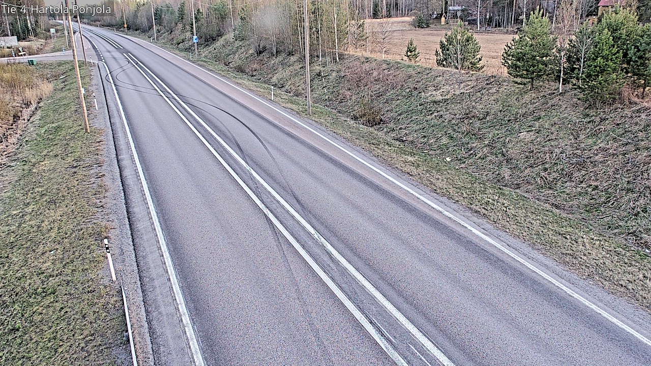Weather Camera Image Road 4 Hartola, Pohjola, Hartola, Päijät-Häme