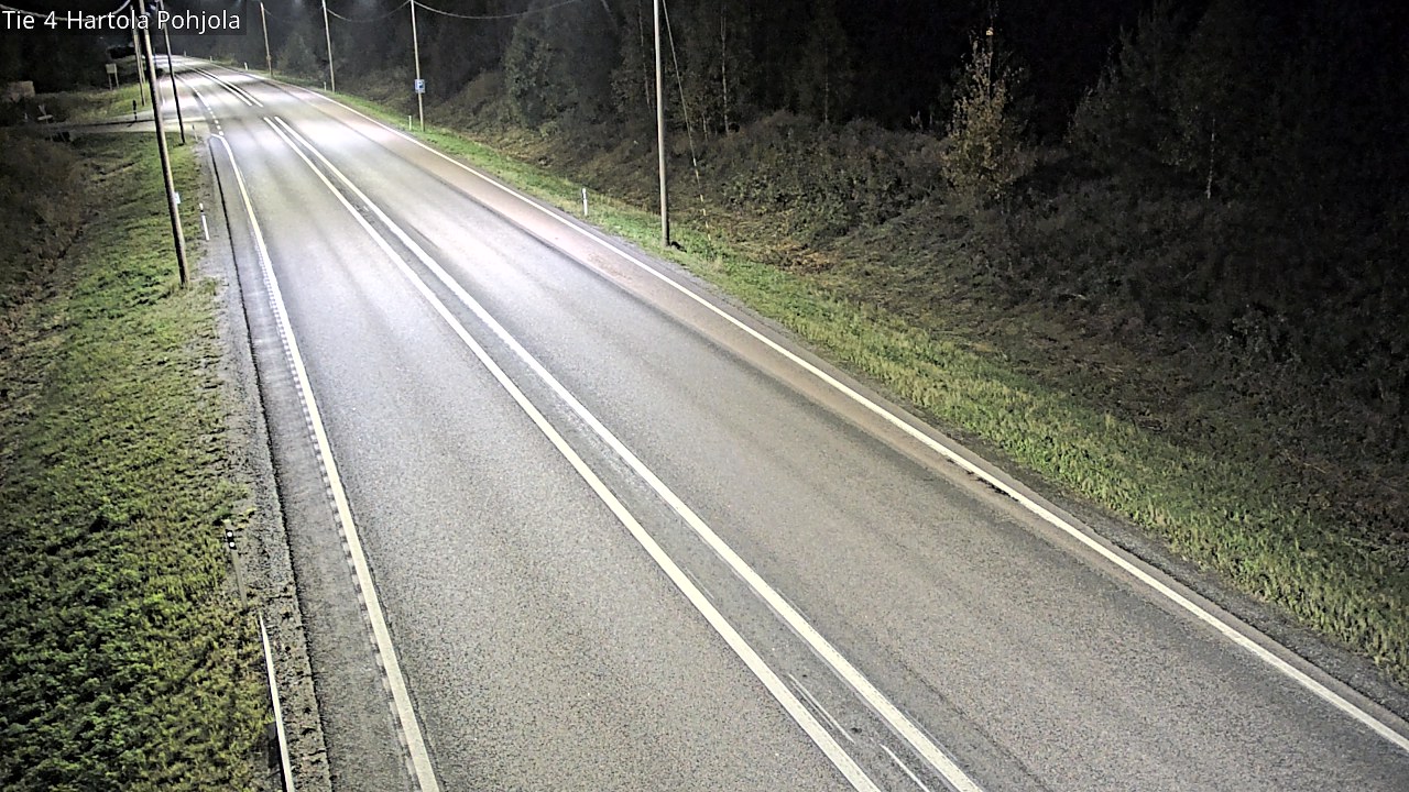 Weather Camera Image Road 4 Hartola, Pohjola, Hartola, Päijät-Häme