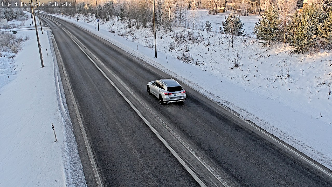 Weather Camera Image Road 4 Hartola, Pohjola, Hartola, Päijät-Häme
