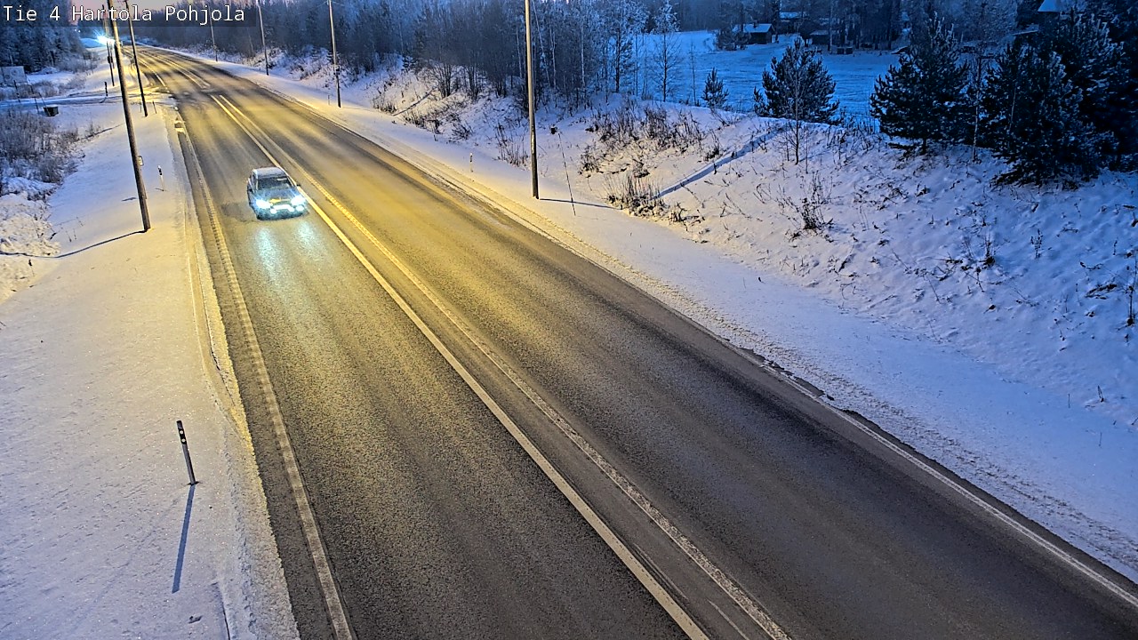 Weather Camera Image Road 4 Hartola, Pohjola, Hartola, Päijät-Häme