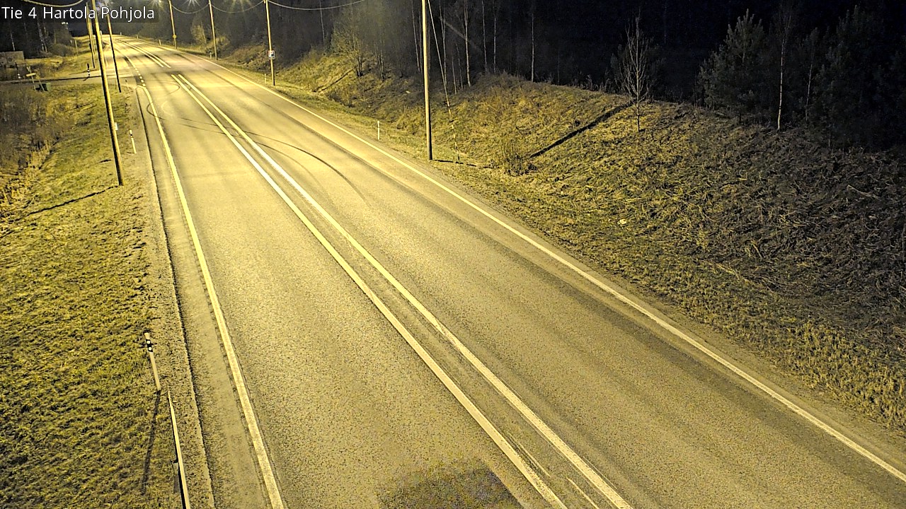 Weather Camera Image Road 4 Hartola, Pohjola, Hartola, Päijät-Häme