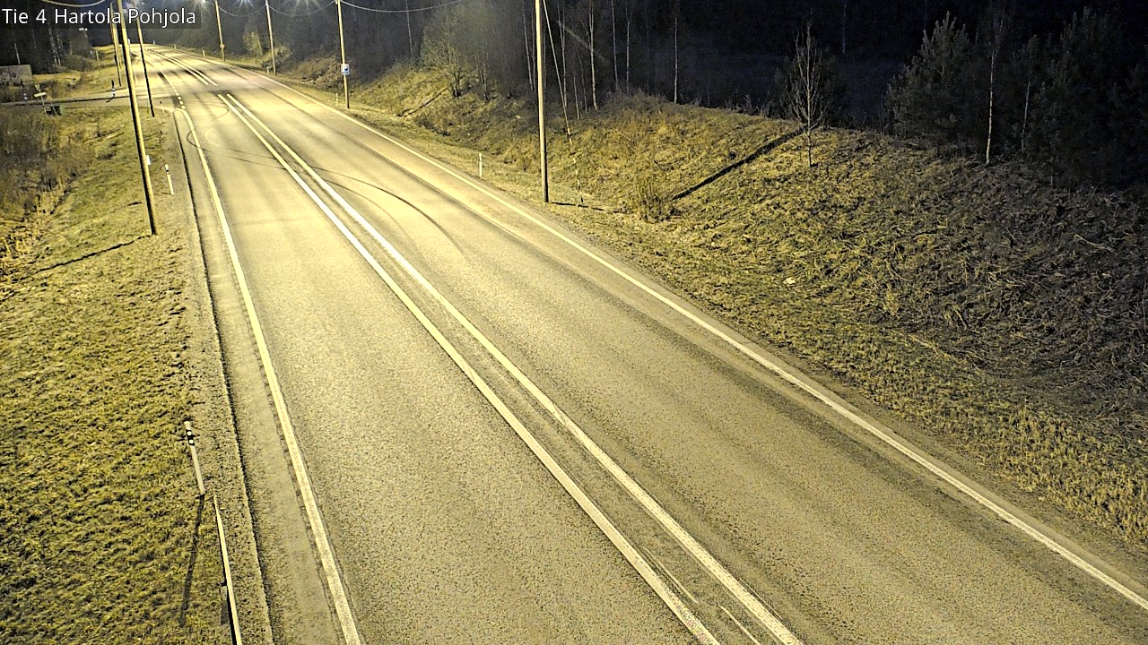 Weather Camera Image Road 4 Hartola, Pohjola, Hartola, Päijät-Häme