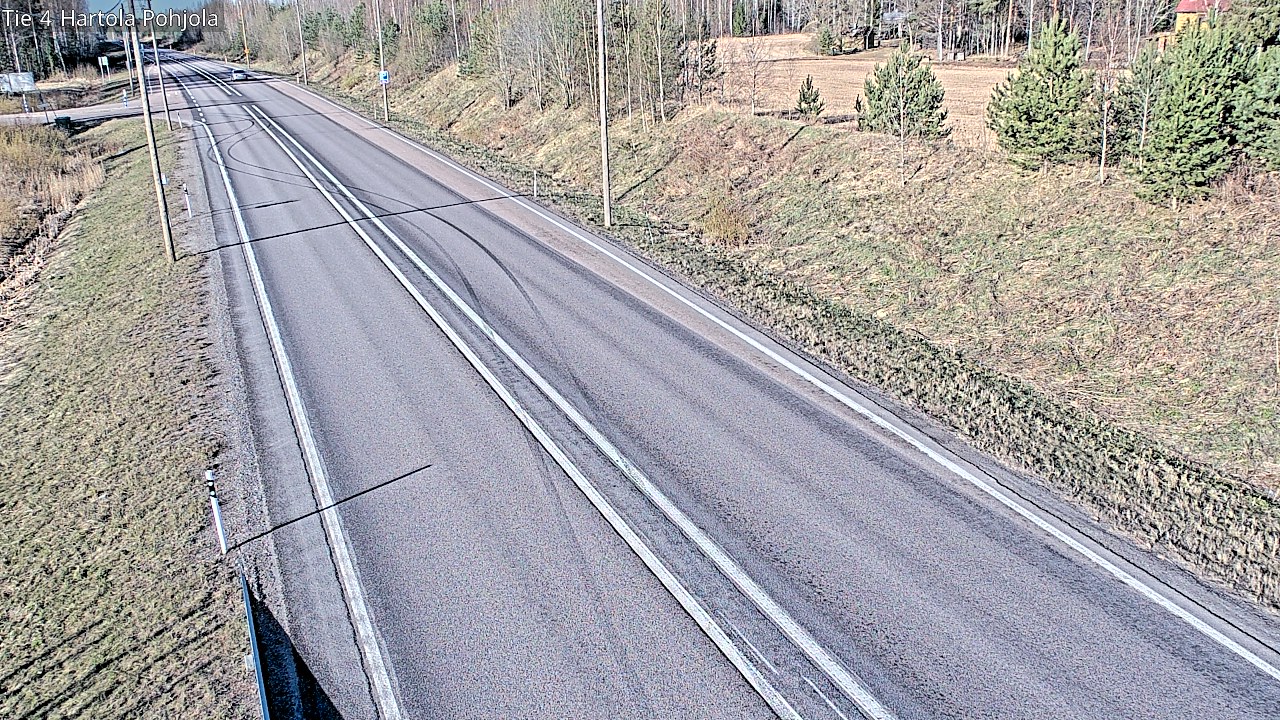 Weather Camera Image Road 4 Hartola, Pohjola, Hartola, Päijät-Häme