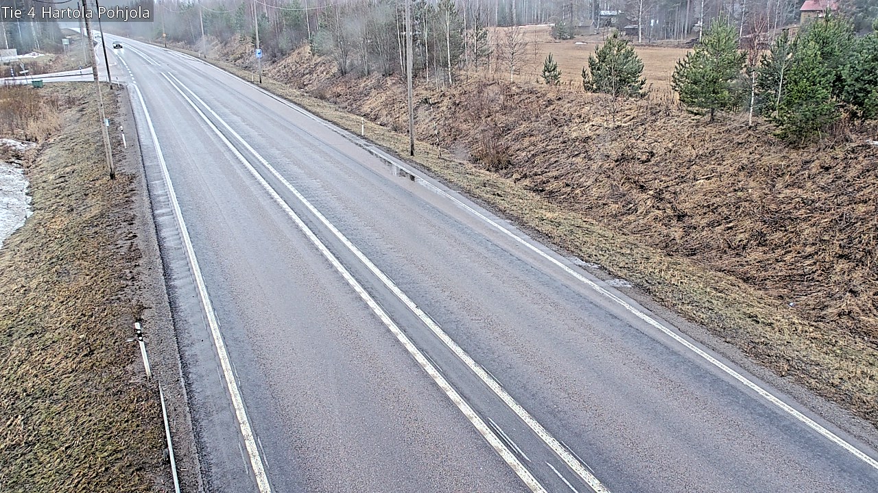 Weather Camera Image Road 4 Hartola, Pohjola, Hartola, Päijät-Häme