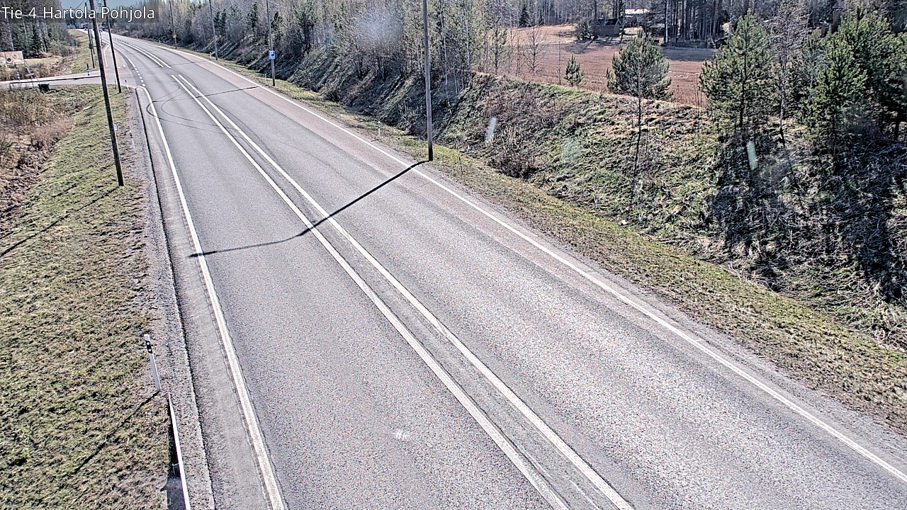 Weather Camera Image Road 4 Hartola, Pohjola, Hartola, Päijät-Häme