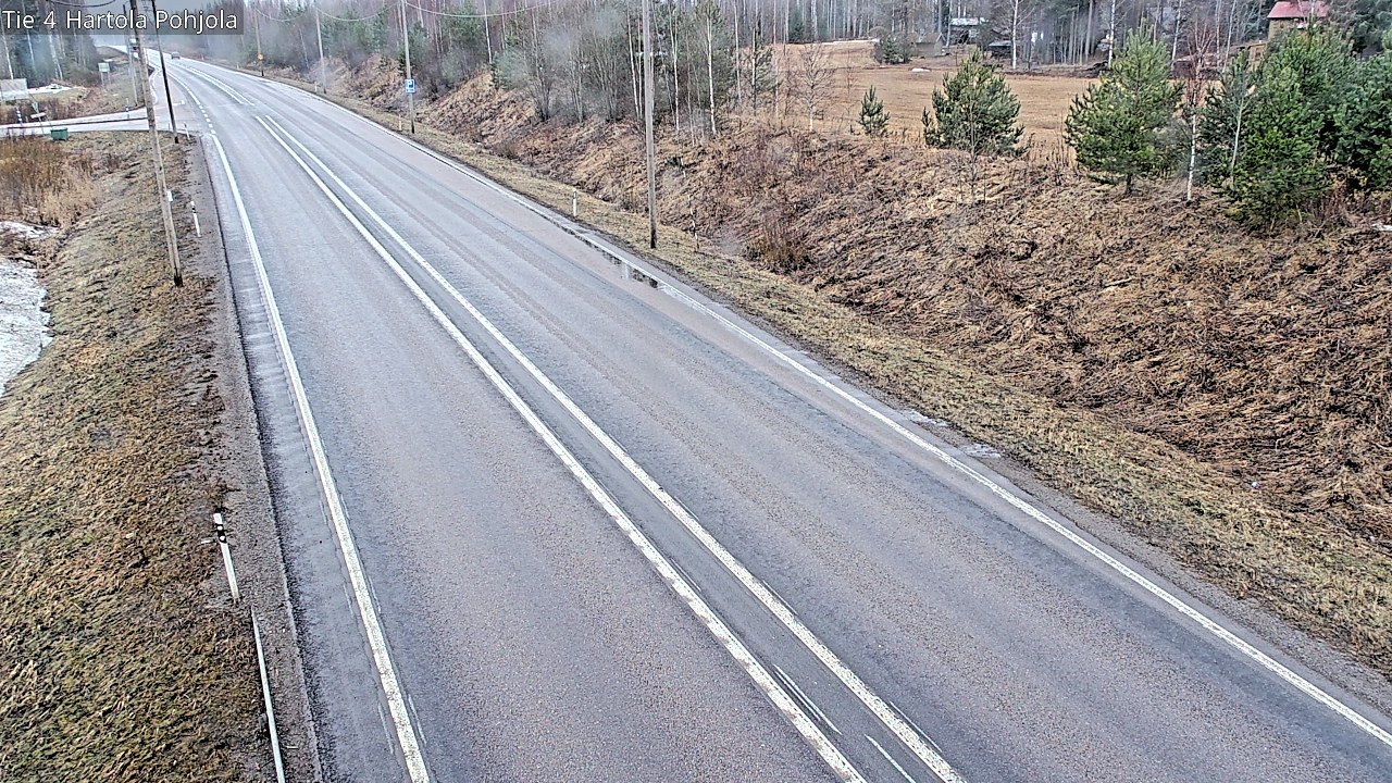 Weather Camera Image Väg 4 Hartola, Pohjola, Hartola, Päijät-Häme