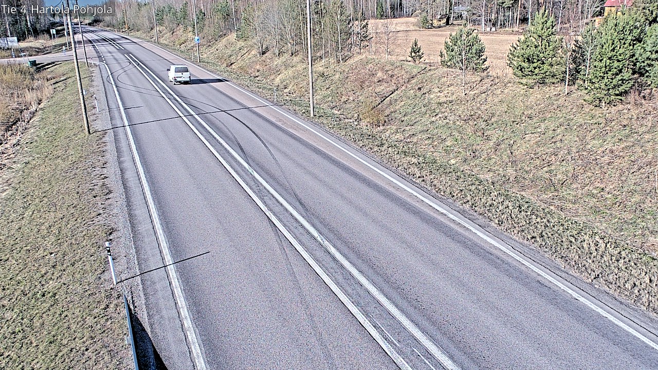 Weather Camera Image Road 4 Hartola, Pohjola, Hartola, Päijät-Häme