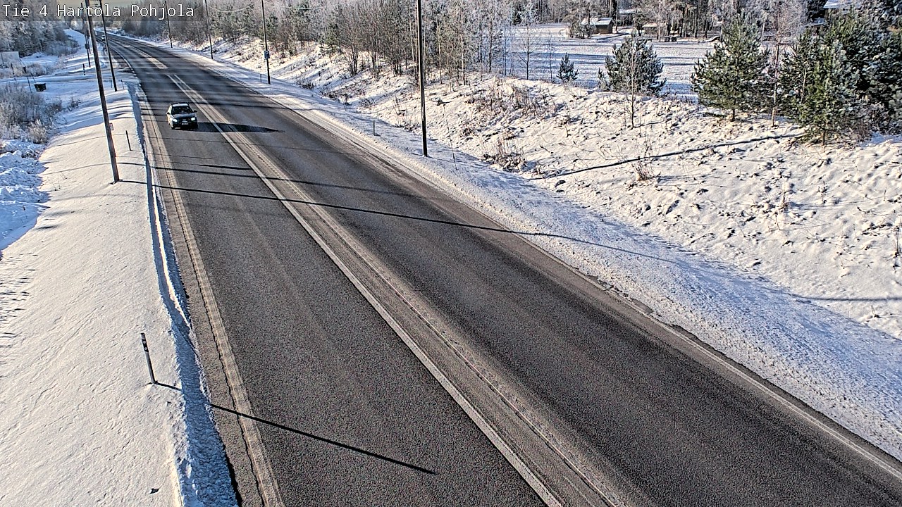 Weather Camera Image Road 4 Hartola, Pohjola, Hartola, Päijät-Häme