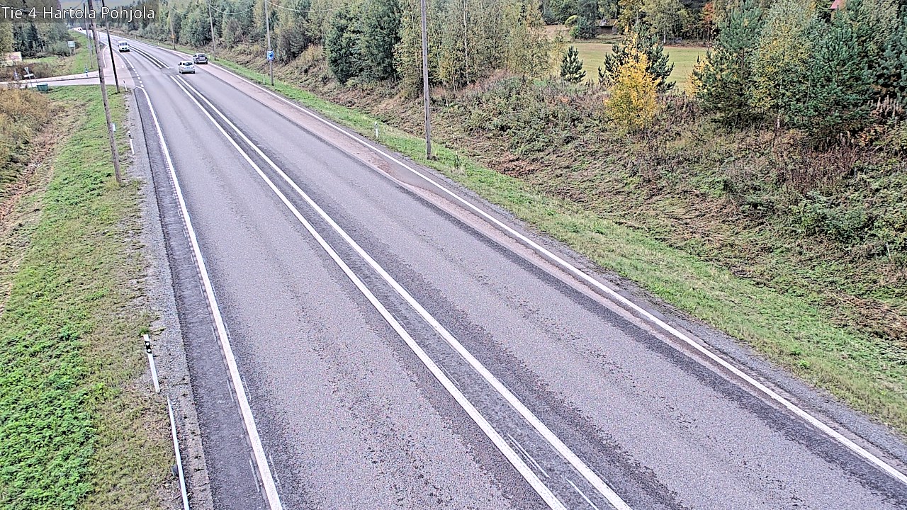 Weather Camera Image Road 4 Hartola, Pohjola, Hartola, Päijät-Häme