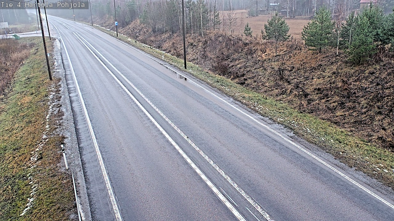 Weather Camera Image Road 4 Hartola, Pohjola, Hartola, Päijät-Häme