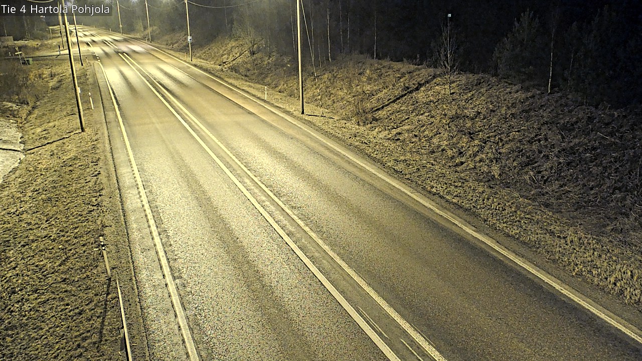 Weather Camera Image Road 4 Hartola, Pohjola, Hartola, Päijät-Häme