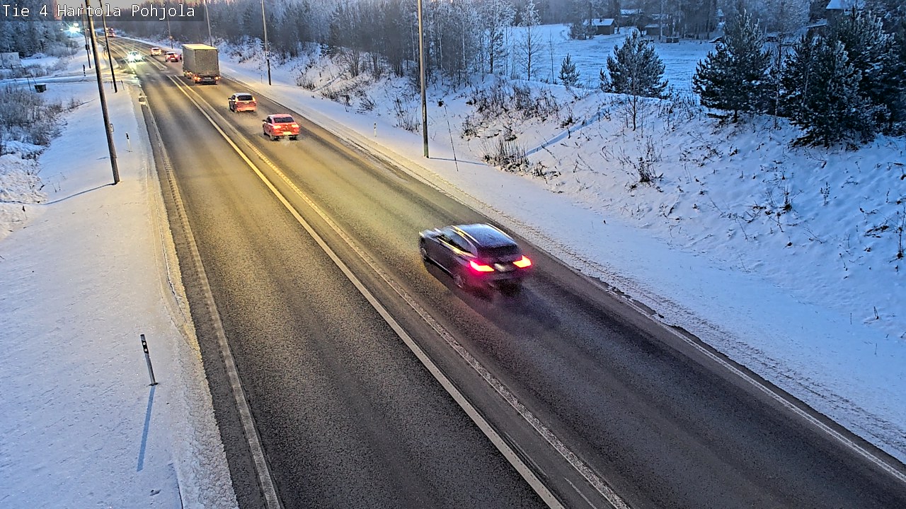 Weather Camera Image Road 4 Hartola, Pohjola, Hartola, Päijät-Häme