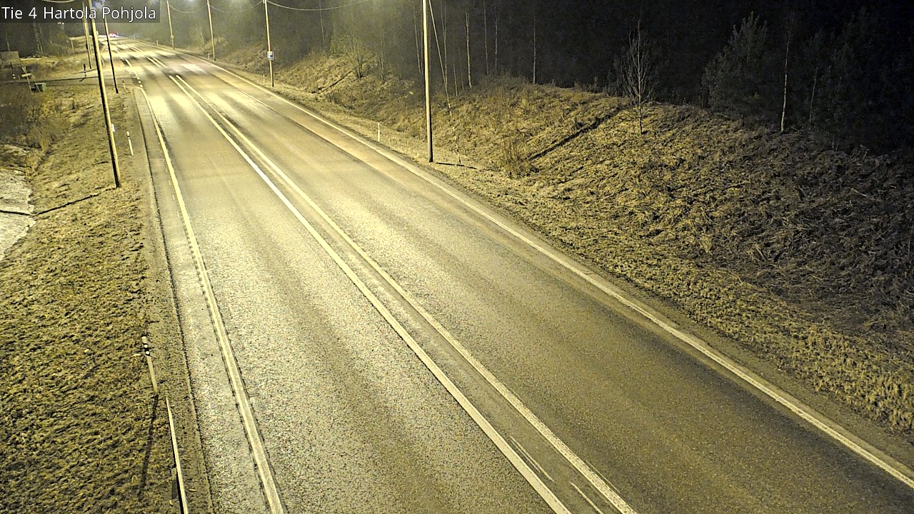 Weather Camera Image Road 4 Hartola, Pohjola, Hartola, Päijät-Häme