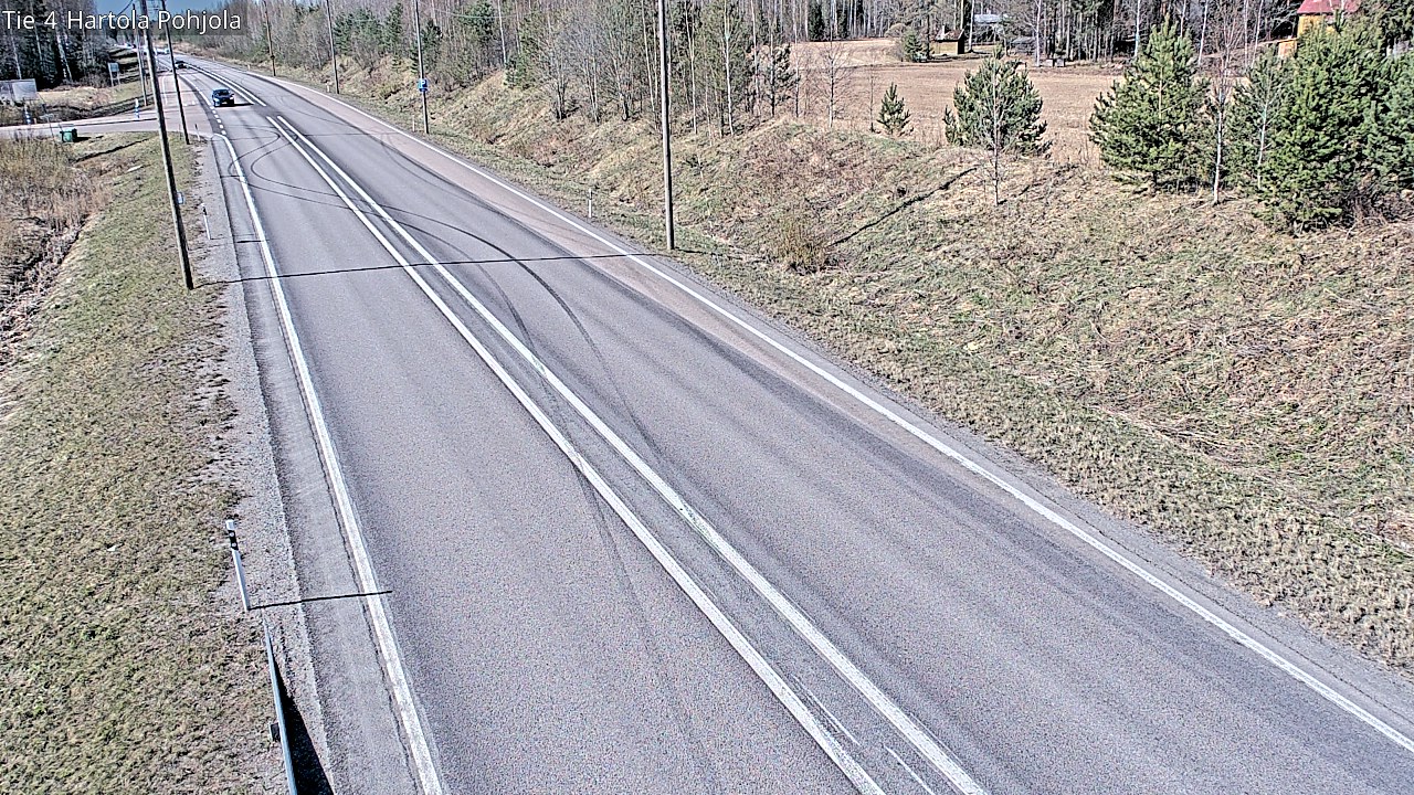 Weather Camera Image Road 4 Hartola, Pohjola, Hartola, Päijät-Häme