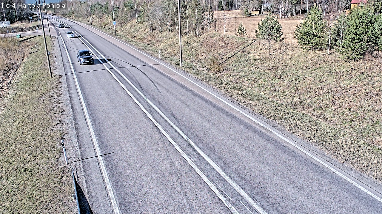 Weather Camera Image Road 4 Hartola, Pohjola, Hartola, Päijät-Häme
