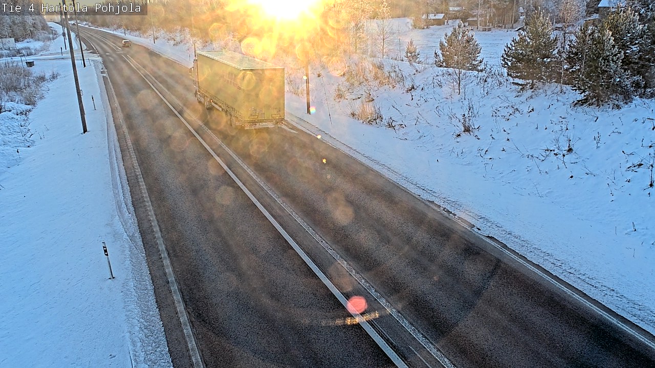 Weather Camera Image Road 4 Hartola, Pohjola, Hartola, Päijät-Häme