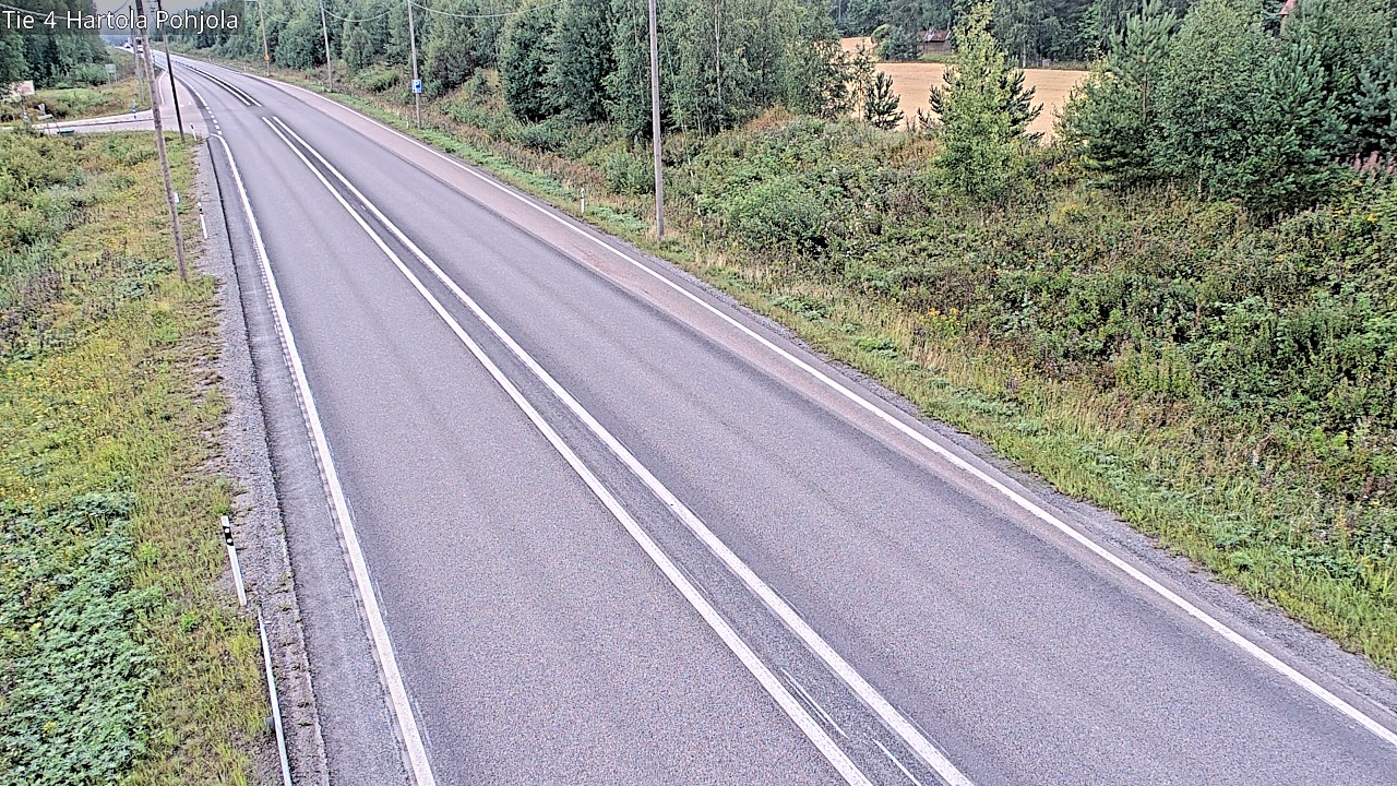 Weather Camera Image Väg 4 Hartola, Pohjola, Hartola, Päijät-Häme