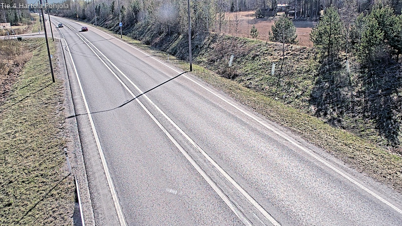 Weather Camera Image Road 4 Hartola, Pohjola, Hartola, Päijät-Häme