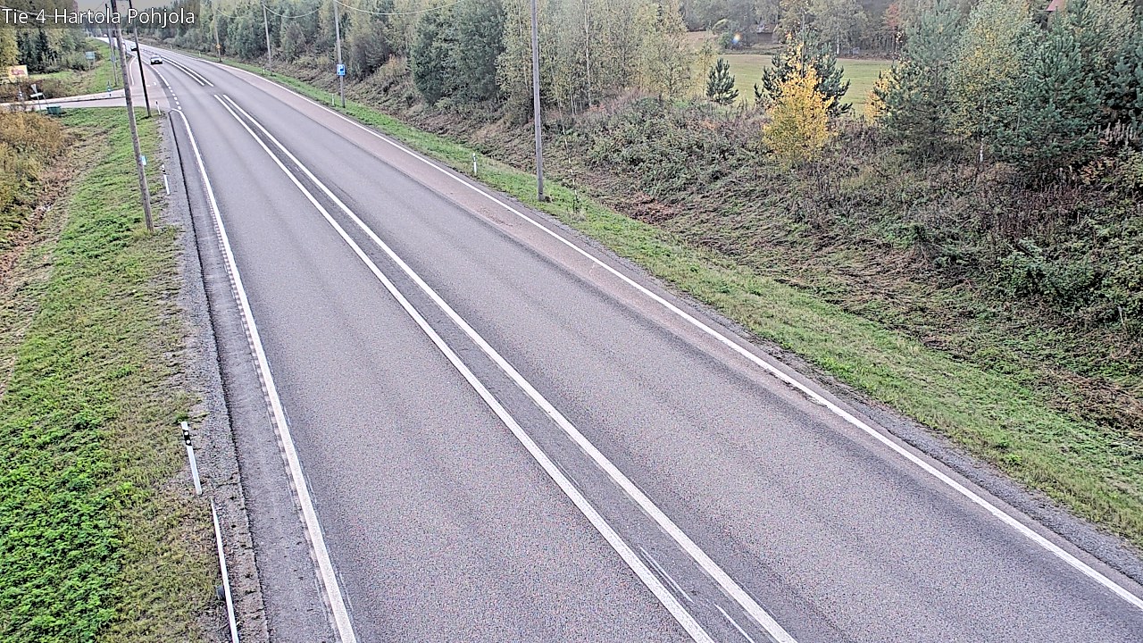 Weather Camera Image Road 4 Hartola, Pohjola, Hartola, Päijät-Häme