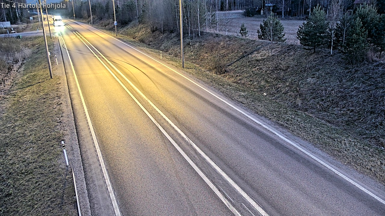 Weather Camera Image Road 4 Hartola, Pohjola, Hartola, Päijät-Häme