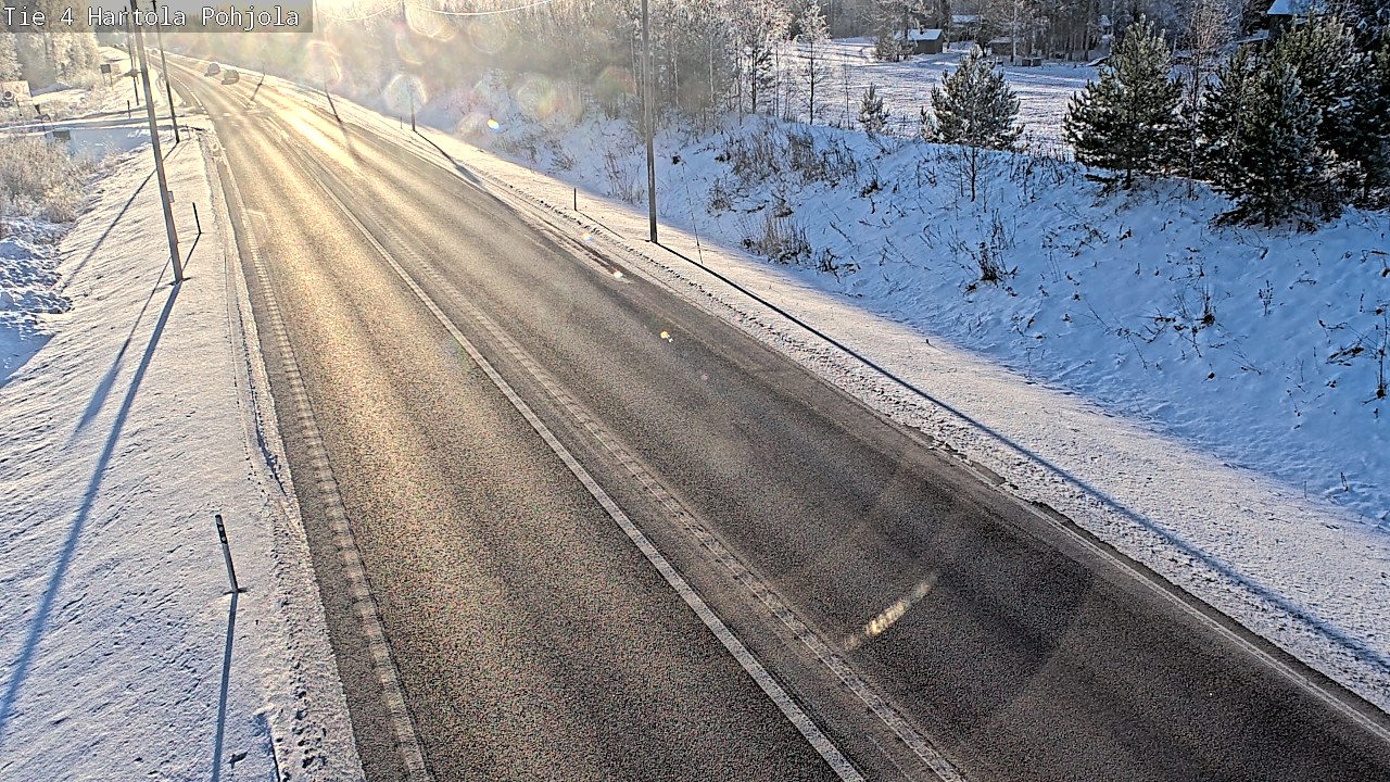 Weather Camera Image Road 4 Hartola, Pohjola, Hartola, Päijät-Häme