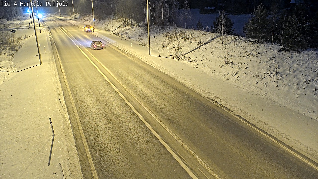 Weather Camera Image Road 4 Hartola, Pohjola, Hartola, Päijät-Häme