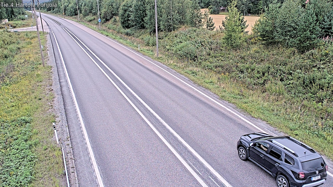 Weather Camera Image Road 4 Hartola, Pohjola, Hartola, Päijät-Häme
