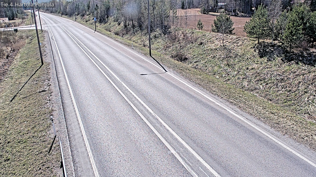 Weather Camera Image Road 4 Hartola, Pohjola, Hartola, Päijät-Häme