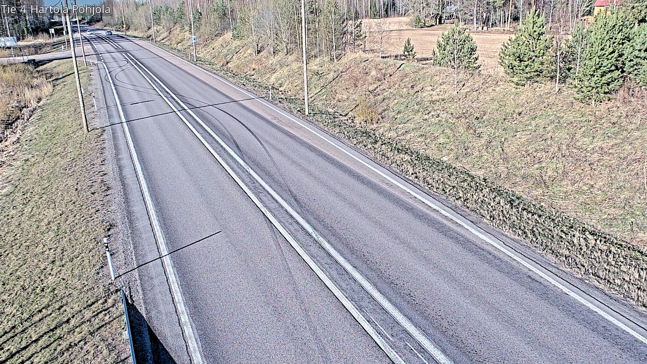 Weather Camera Image Road 4 Hartola, Pohjola, Hartola, Päijät-Häme