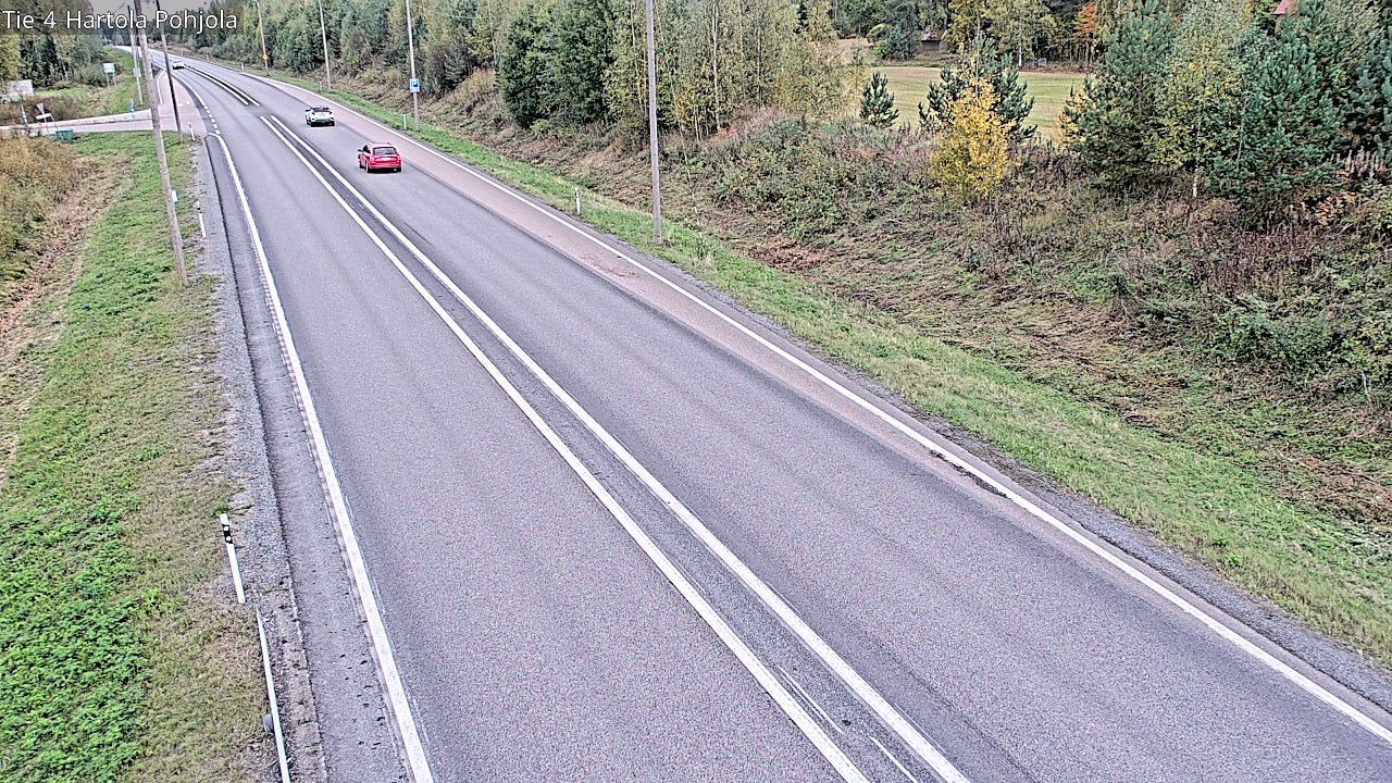 Weather Camera Image Road 4 Hartola, Pohjola, Hartola, Päijät-Häme