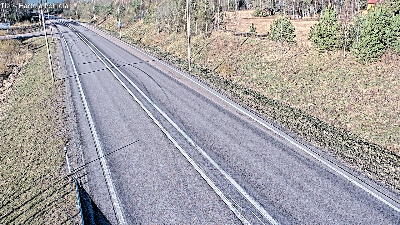 Weather Camera Image Road 4 Hartola, Pohjola, Hartola, Päijät-Häme