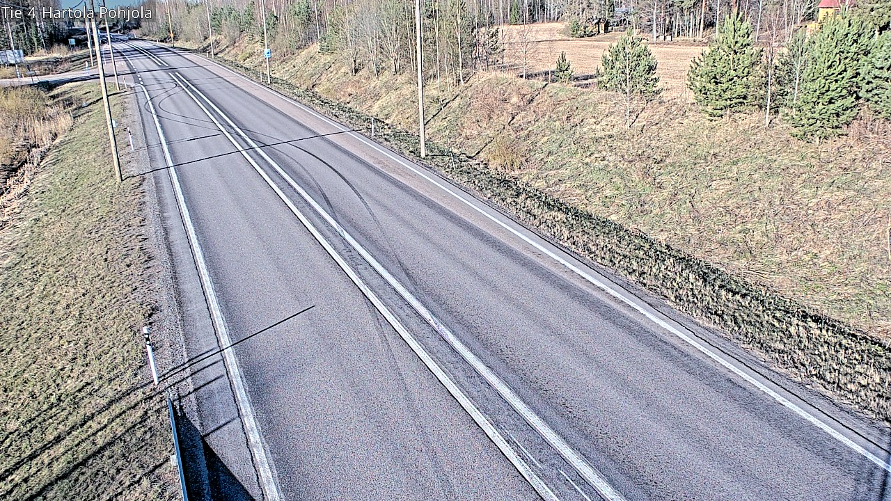 Weather Camera Image Road 4 Hartola, Pohjola, Hartola, Päijät-Häme