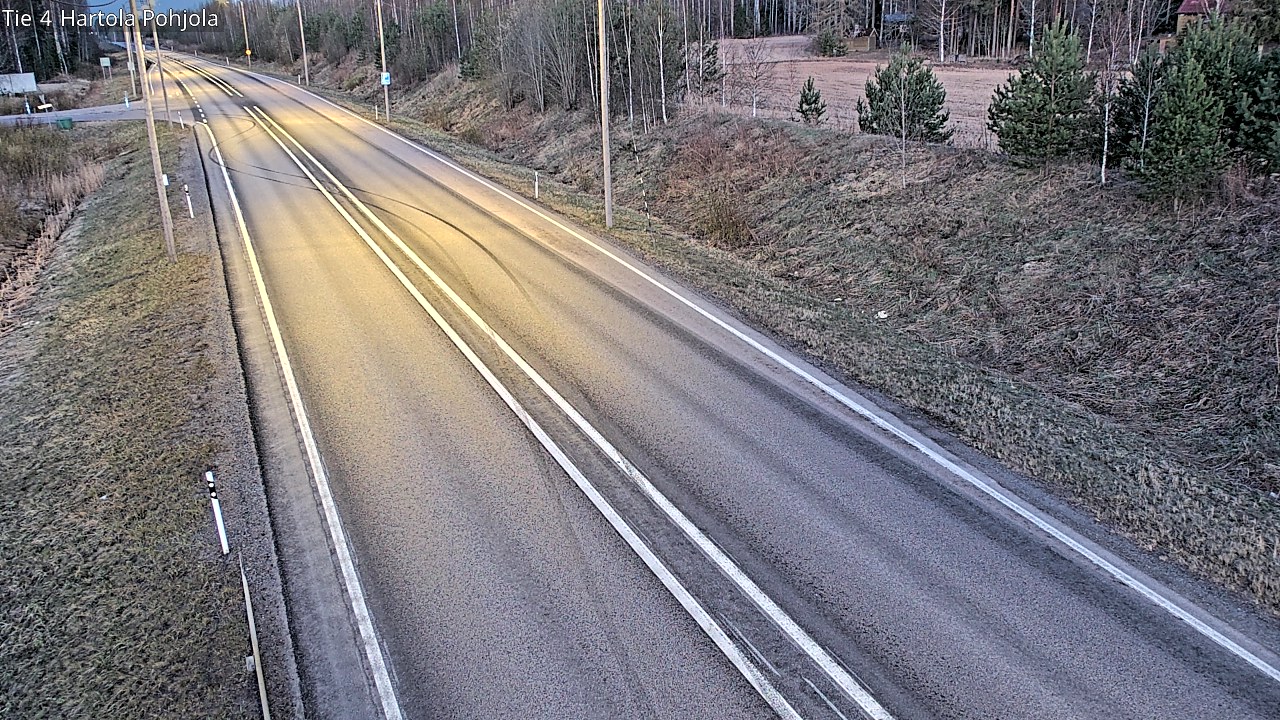 Weather Camera Image Road 4 Hartola, Pohjola, Hartola, Päijät-Häme