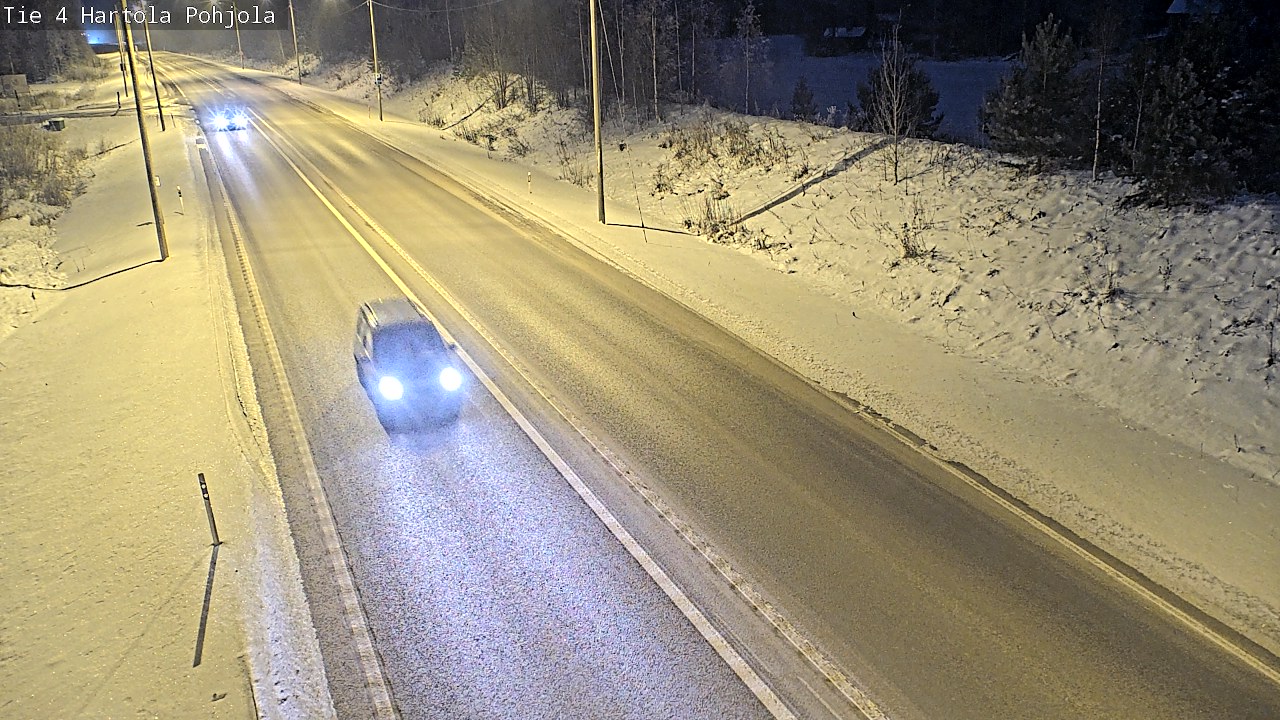 Weather Camera Image Road 4 Hartola, Pohjola, Hartola, Päijät-Häme